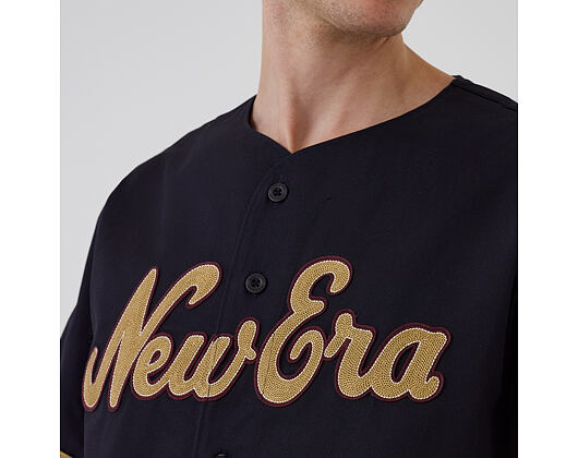 Triko New Era - Branded Straight Hem Jersey - Navy