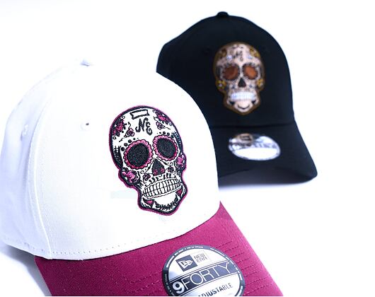 Kšiltovka New Era - Branded Skull Pack 9FORTY - Black / Brown