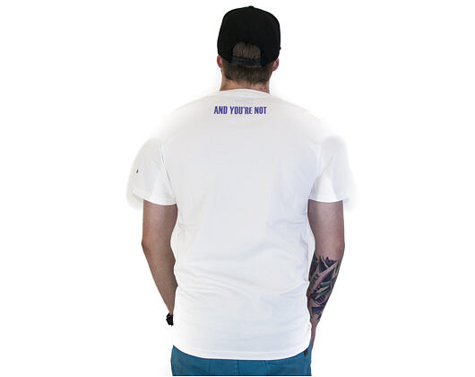 Triko New Era Zebra Sorry Im Fresh White