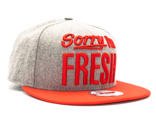 Kšiltovka New Era Sorry I'm Fresh Grey Heather/Red Snapback