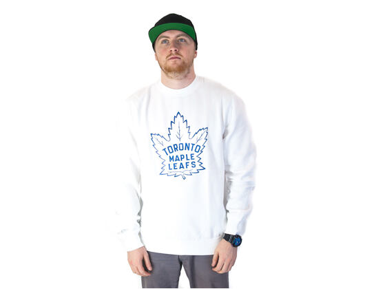 Mikina Mitchell & Ness Toronto Maple Leafs Team Logo Crewneck White