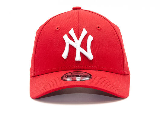 Dětská kšiltovka New Era 9FORTY Kids MLB League Basic New York Yankees - Scarlet / White