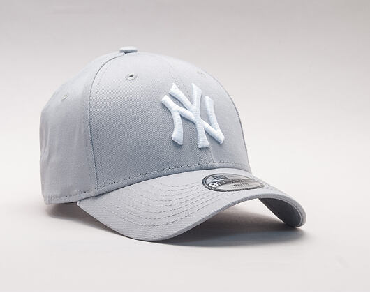 Dětská Kšiltovka New Era League Basic New York Yankees 9FORTY Youth Gray/White Strapback