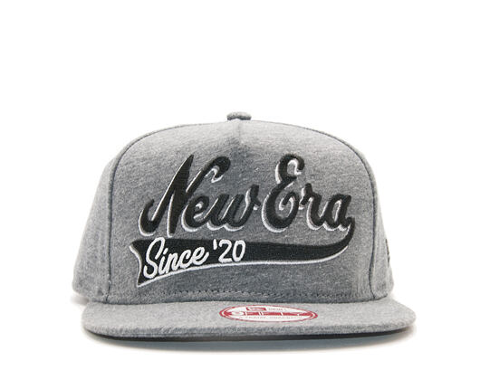 Kšiltovka New Era Herring Script Grey/Black Snapback