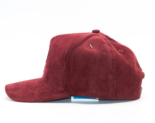 Kšiltovka Pink Dolphin P Corduroy Maroon Snapback