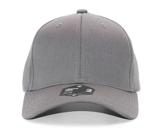 Kšiltovka State of WOW Crown 2 Baseball Dark Grey Velcro Strapback