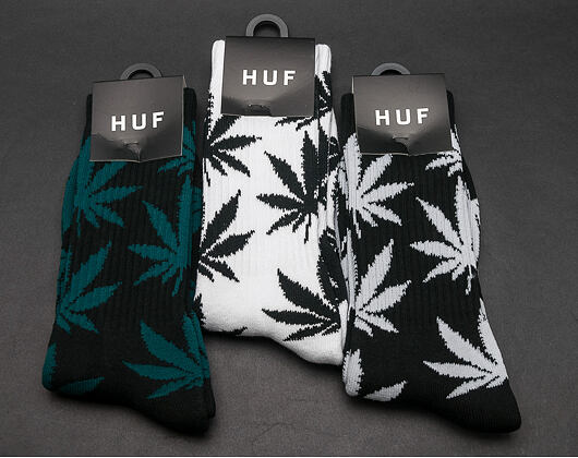 Ponožky HUF Plantlife Lite Crew Black