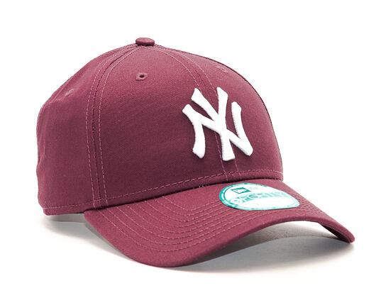 Kšiltovka New Era League Essential New York Yankees Maroon 9FORTY Strapback