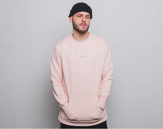 Mikina Pink Dolphin Classic Crewneck Faded Coral