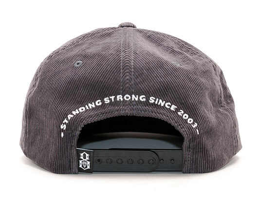 Kšiltovka REBEL8 Standing Strong Grey Snapback
