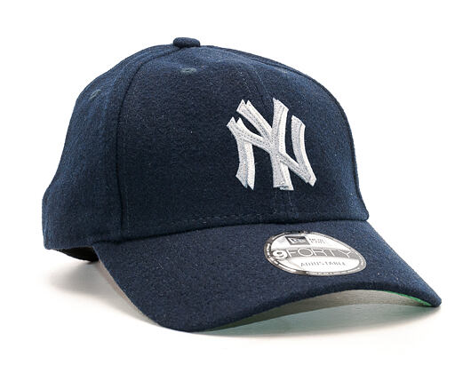 Kšiltovka New Era Wool Felt Logo New York Yankees Navy 9FORTY Strapback