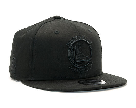 Kšiltovka New Era Black On Black Golden State Warriors Black 9FIFTY Snapback