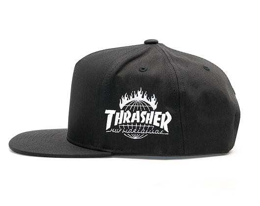 Kšiltovka HUF Thrasher Black Snapback
