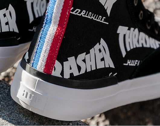 Boty HUF Thrasher Classic Hi Black