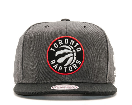 Kšiltovka Mitchell & Ness G3 Logo Toronto Raptors Grey/Black Snapback