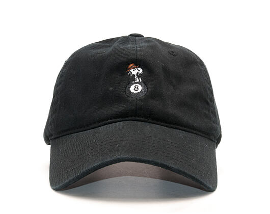 Kšiltovka HUF Peanuts Spike 8 Ball Curve Brim Black Strapback