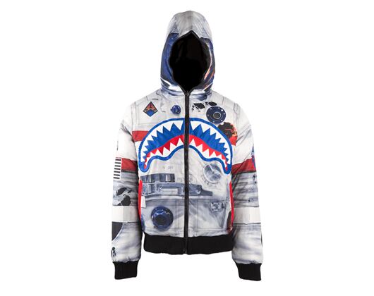 Oboustranná zimní péřová bunda Sprayground Astronaut Patches Reversible Multicolor