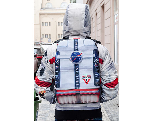 Oboustranná zimní péřová bunda Sprayground Astronaut Patches Reversible Multicolor
