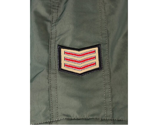 Bunda Sprayground Army Patches Parka Green