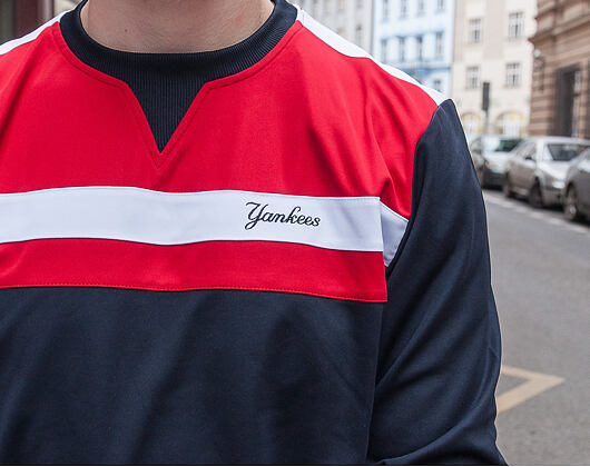 Bunda New Era Border Edge Crew Neck New York Yankees Navy/Red/White