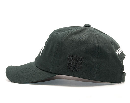 Kšiltovka Mitchell & Ness Rock Font Dad Hat Sacramento Kings Black Strapback