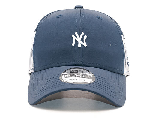 Kšiltovka New Era Side Block Curve New York Yankees 9FORTY Navy/Grey Strapback
