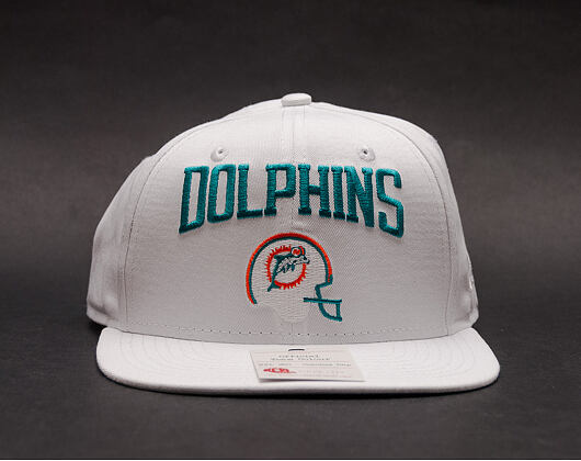 Kšiltovka New Era Heritage Aframe Miami Dolphins 9FIFTY White Snapback