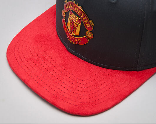 Kšiltovka New Era Suede Visor Manchester United Grey 9FIFTY Snapback