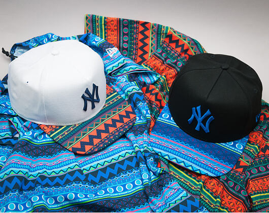 Kšiltovka New Era Sunny Snap New York Yankees Black/Mixed Pattern 9FIFTY Snapback