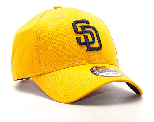 Kšiltovka New Era League Essential San Diego Padres 9FORTY Yellow/Navy Strapback