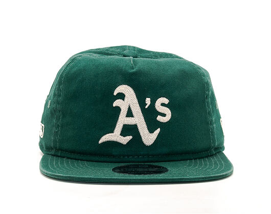 Kšiltovka New Era Chain Stitch Oakland Athletics 9FIFTY Dark Green Snapback