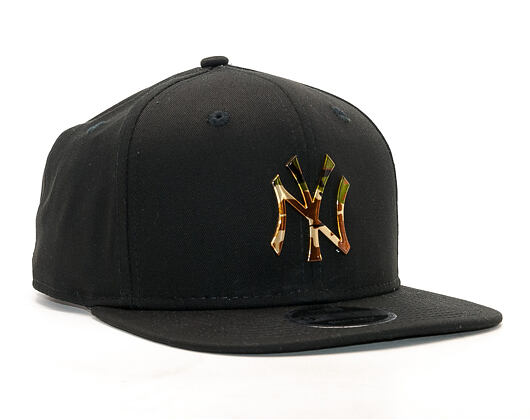 Kšiltovka New Era Camo Metal Logo New York Yankees 9FIFTY Black Snapback