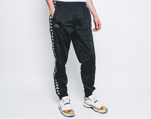 Tepláky Kappa Banda Rastoria Slim Black (outdated - zmenili pruhy pod timto SKU i EANem > DP578)