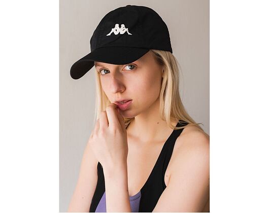 Kšiltovka Kappa Vigoleno Black/White Strapback