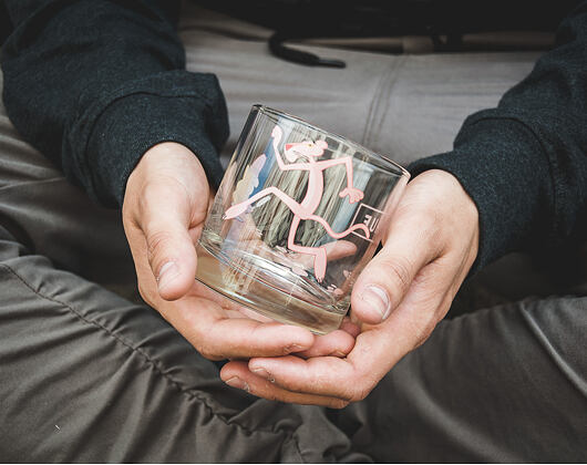Sklenice HUF Pink Panther