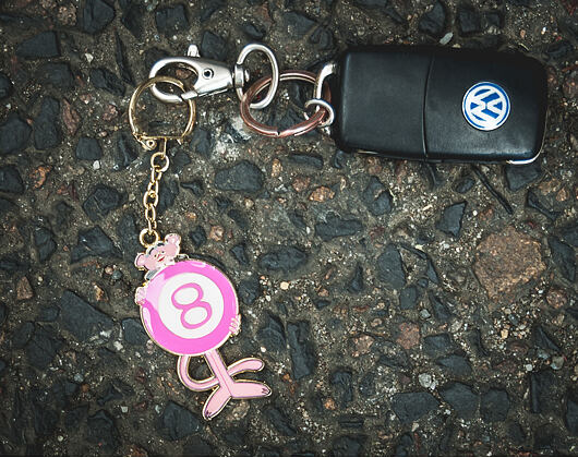 Klíčenka HUF Pink Panther Enamel Chain Pink