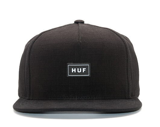 Kšiltovka HUF Apparel Cap Bar Logo Black Snapback