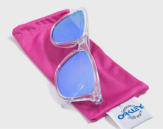 Sluneční Brýle Oakley Frogskins Polished Clear/Violet Iridium 24–305