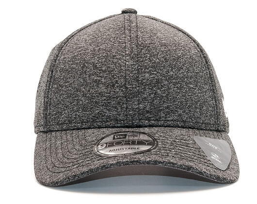 Kšiltovka New Era Jersey Tech 9FORTY Grey Heather Strapback