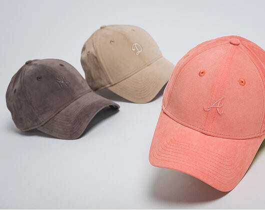 Dámská Kšiltovka New Era Women Felt Atlanta Braves 9FORTY Blush Strapback