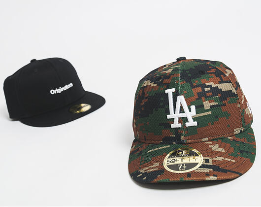 Kšiltovka New Era Diamond Era Los Angeles Dodgers 59FIFTY Woodland Camo