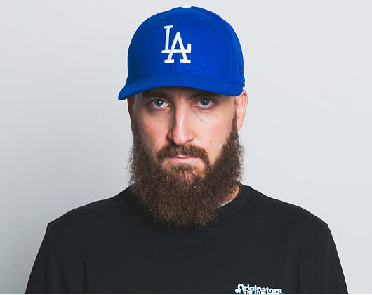 Kšiltovka New Era Relocation Los Angeles Dodgers 59FIFTY Low Profile Light Royal/White/Dark Green
