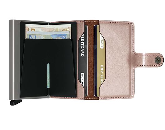 Peněženka Secrid Miniwallet Metallic Rose