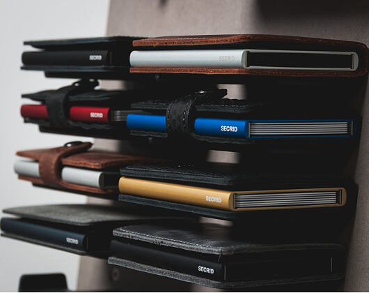 Peněženka Secrid Miniwallet Cubic Black/Blue