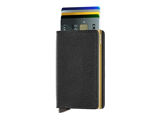 Peněženka Secrid Slimwallet Crisple Black/Gold