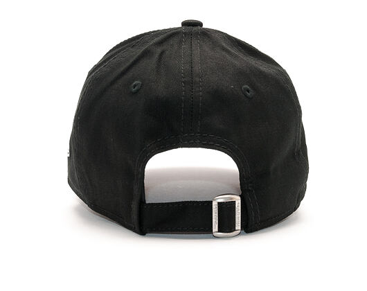Dámská New Era Wordmark New York Yankees 9FORTY Black/White Strapback