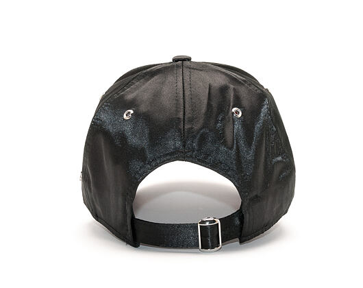 Dámská Kšiltovka New Era Premium 9FORTY Black/Silver Wing Strapback