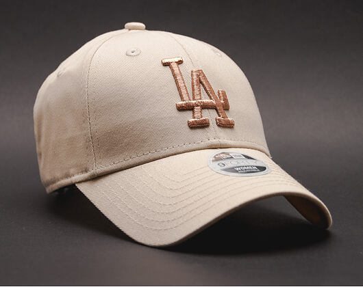 Dámská Kšiltovka New Era Essential Los Angeles Dodgers 9FORTY Satin/Gold Strapback