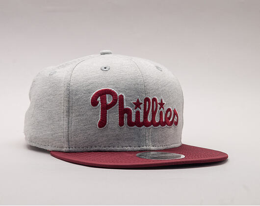 Kšiltovka New Era The Lounge Philadelphia Phillies 9FIFTY Gray/Cardinal Snapback