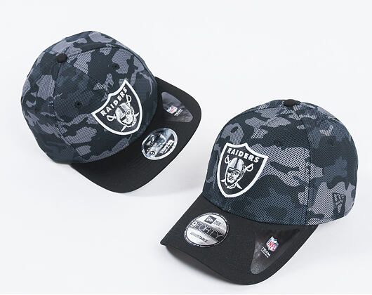 Kšiltovka New Era Mesh Overlay Oakland Raiders 9FORTY Camo/Black Strapback